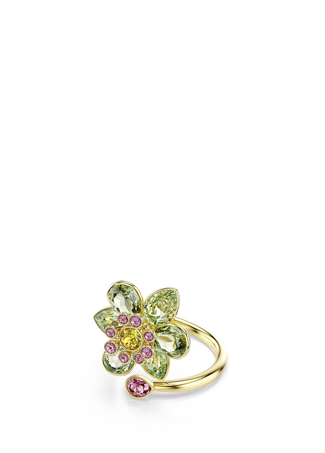Swarovski Idyllia Green Mul Gos Ring Kadın Yüzük