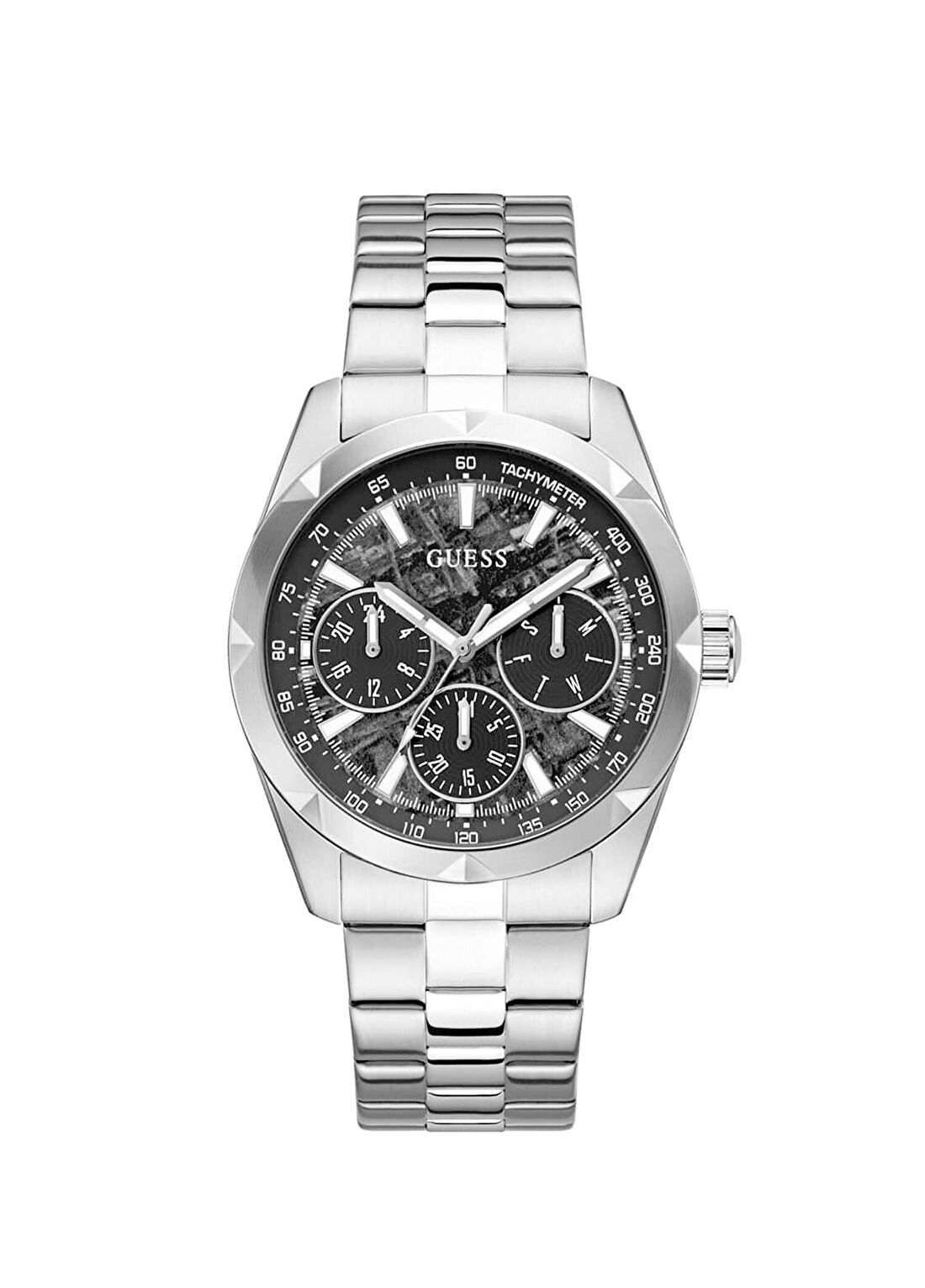 Guess GUGW1133G1 Metalik Gri Çelik Erkek Kol Saati