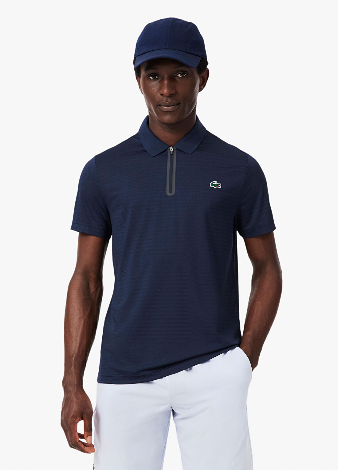 Lacoste Lacivert Slim Fit Polo Yaka Kısa Kollu Erkek T-Shirt