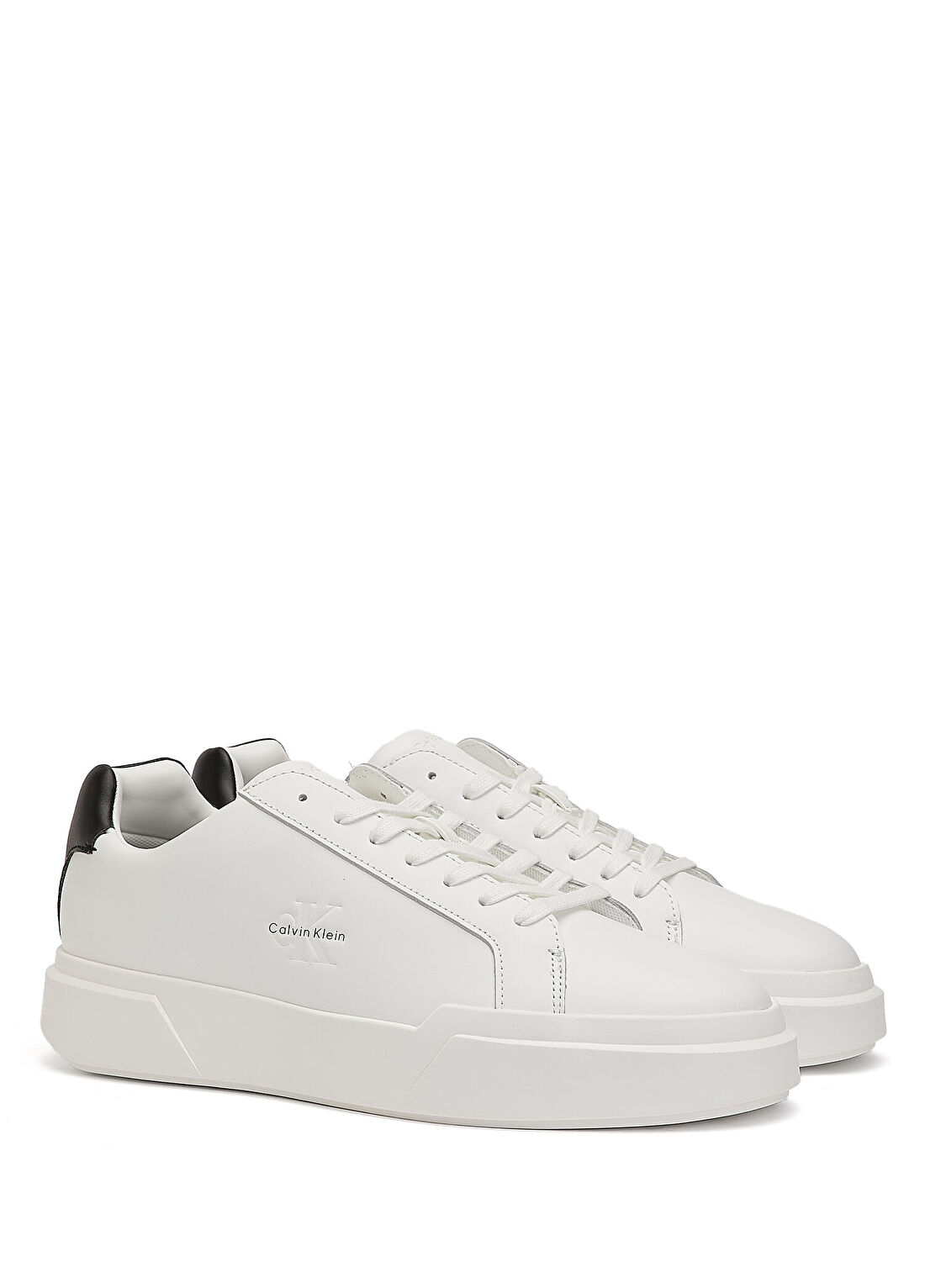 Calvin Klein Chunky Cupsole Beyaz Erkek Deri Sneaker görsel 2