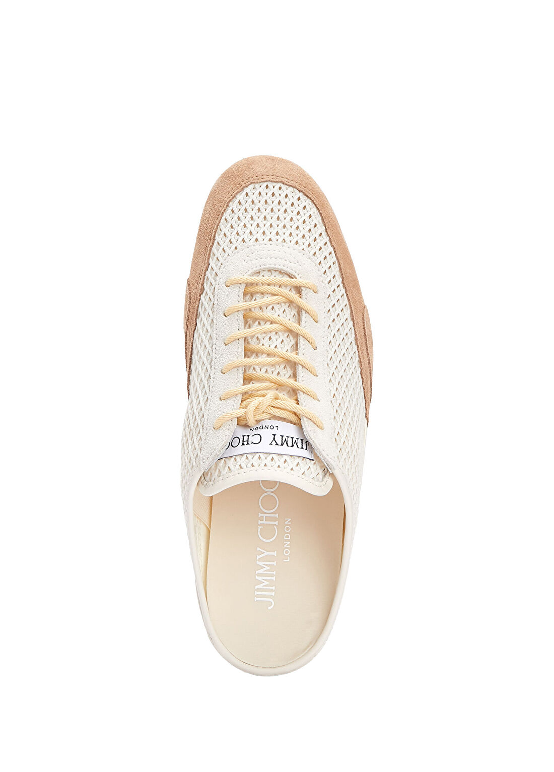 Jimmy Choo Sunny Beyaz Kadın Deri Sneaker görsel 4