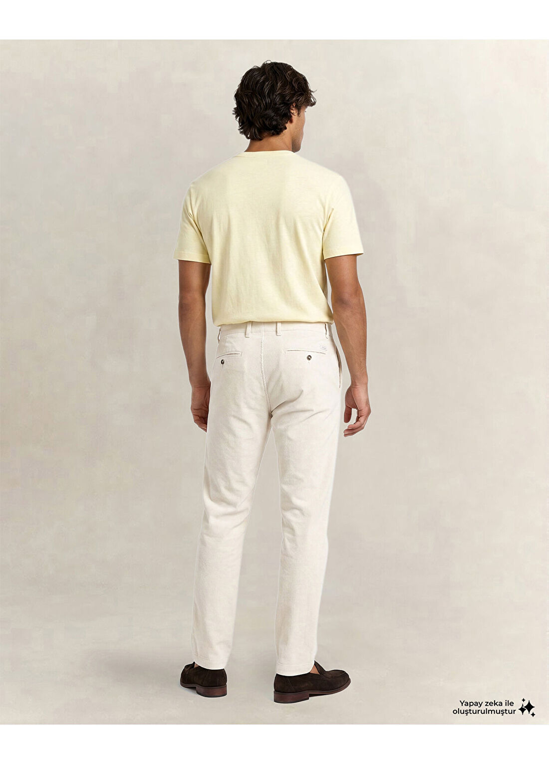Gant Bej Regular Fit Erkek Pantolon görsel 2