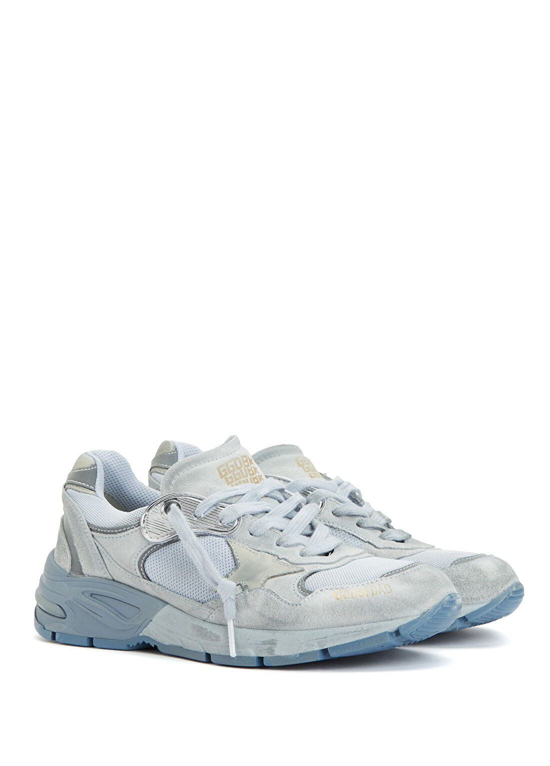 Golden Goose Mavi Kadın Deri Sneaker görsel 2