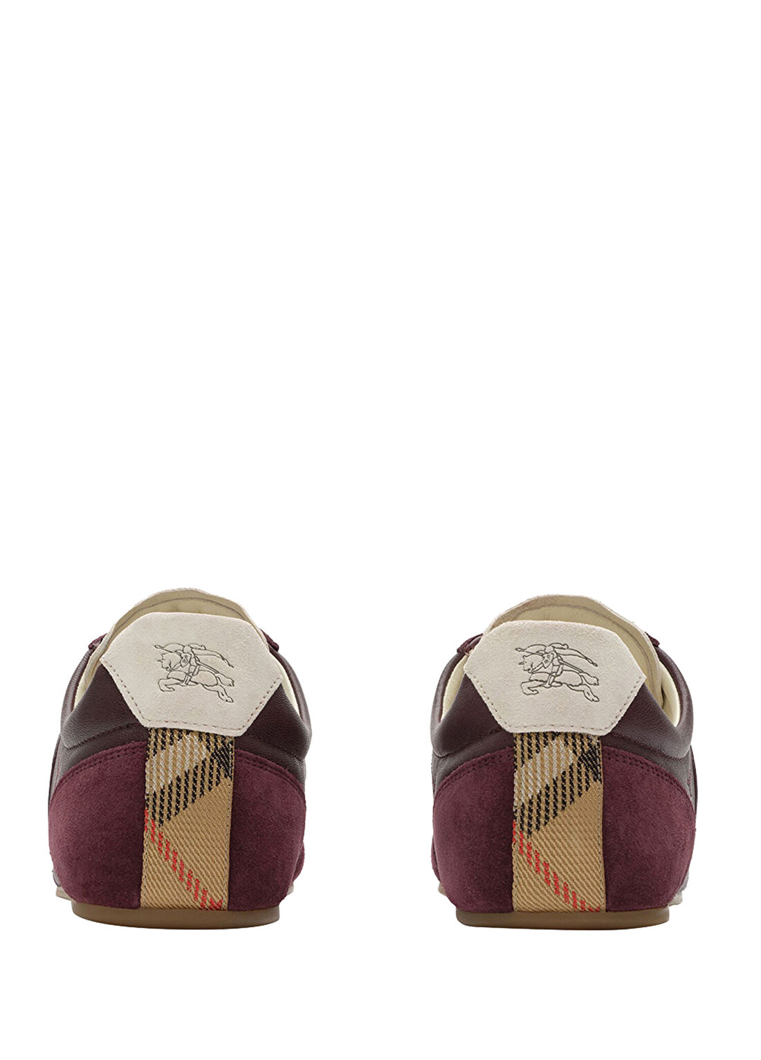 Burberry Knight Bordo Kadın Sneaker görsel 3