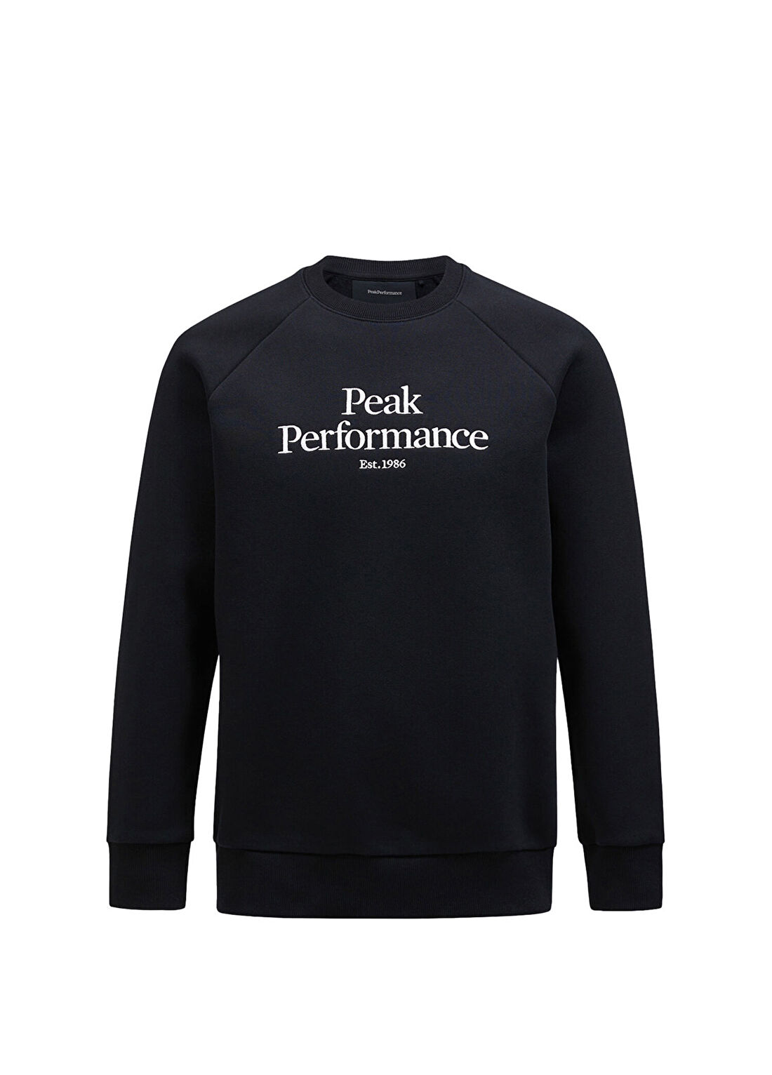 Peak Performance M Original Crew Siyah Uzun Kollu Erkek Spor T-Shirt