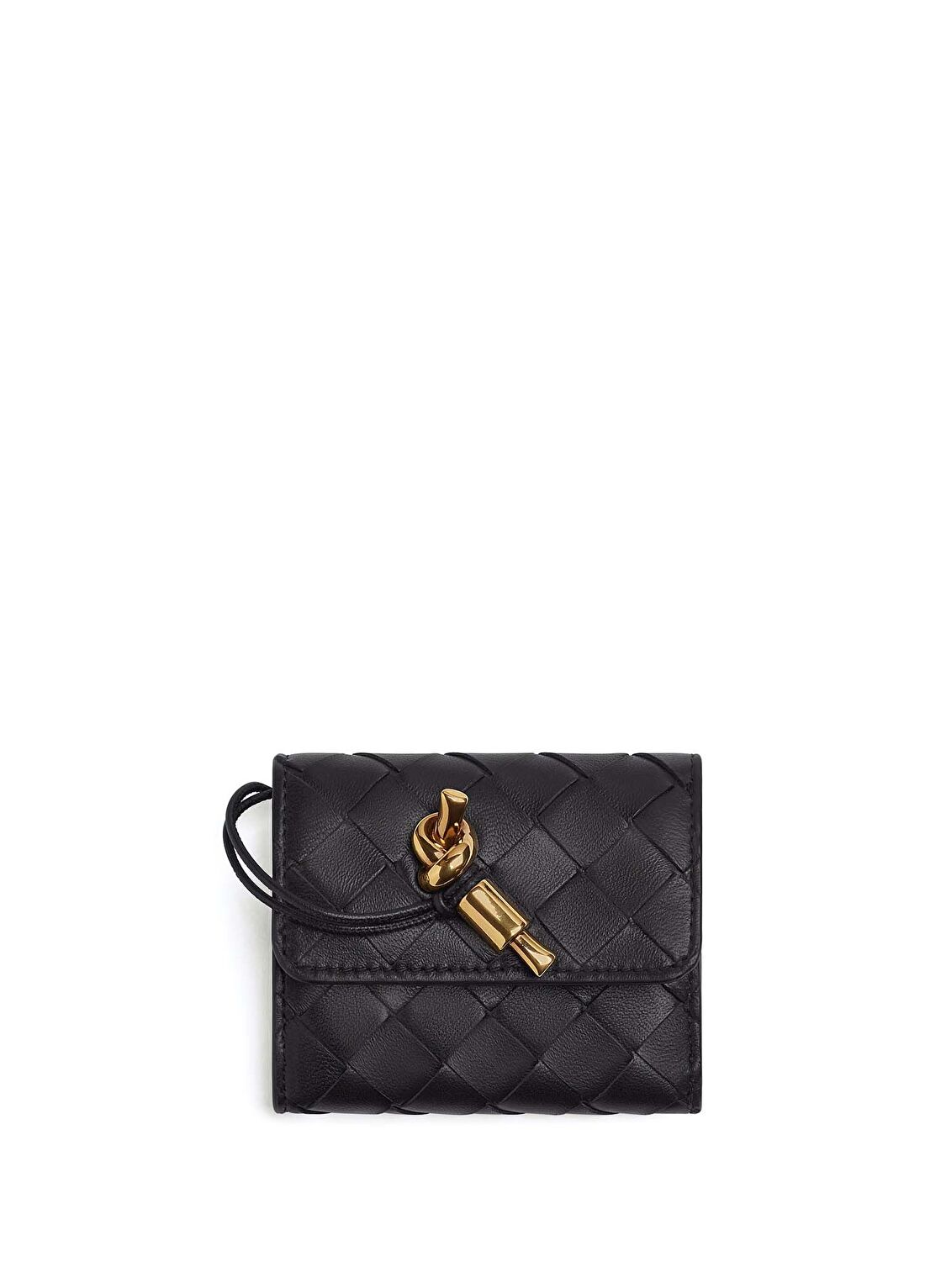 Bottega Veneta Siyah Kadın Deri Cüzdan
