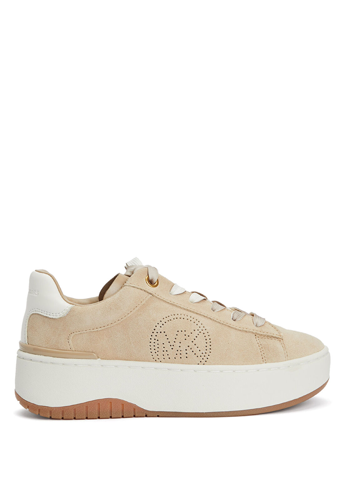 Michael Michael Kors Dottie Bej Kadın Deri Sneaker