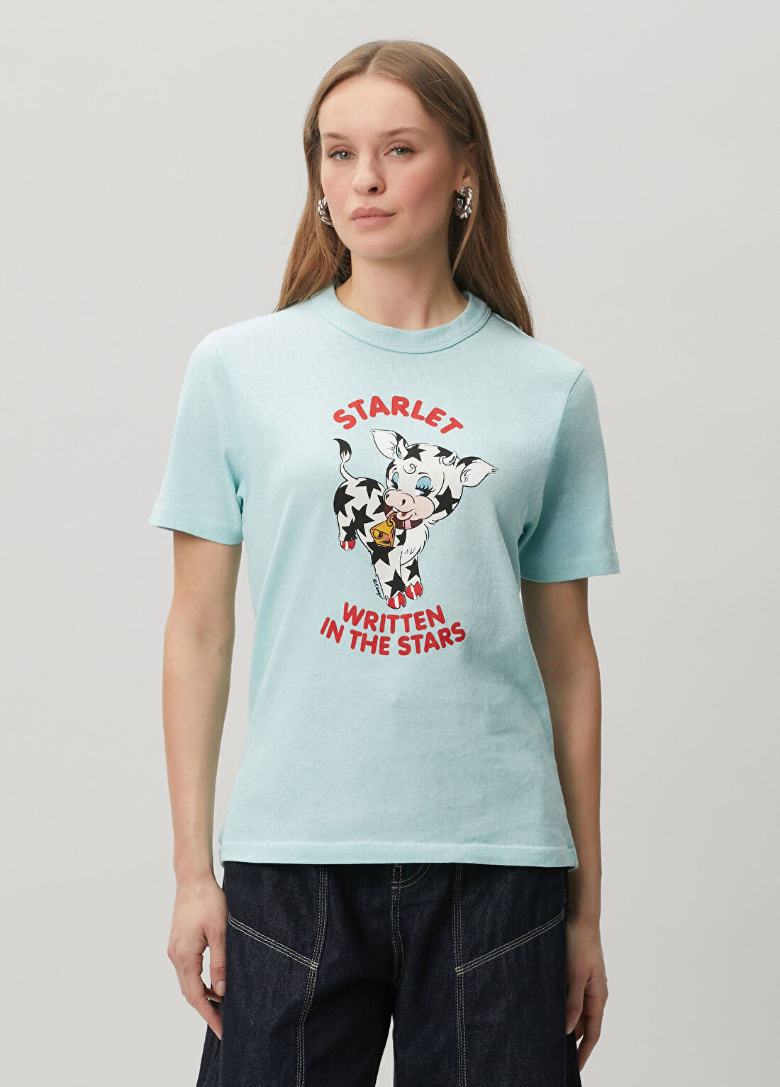 Kenzo Cartoon Mavi T-shirt görsel 3