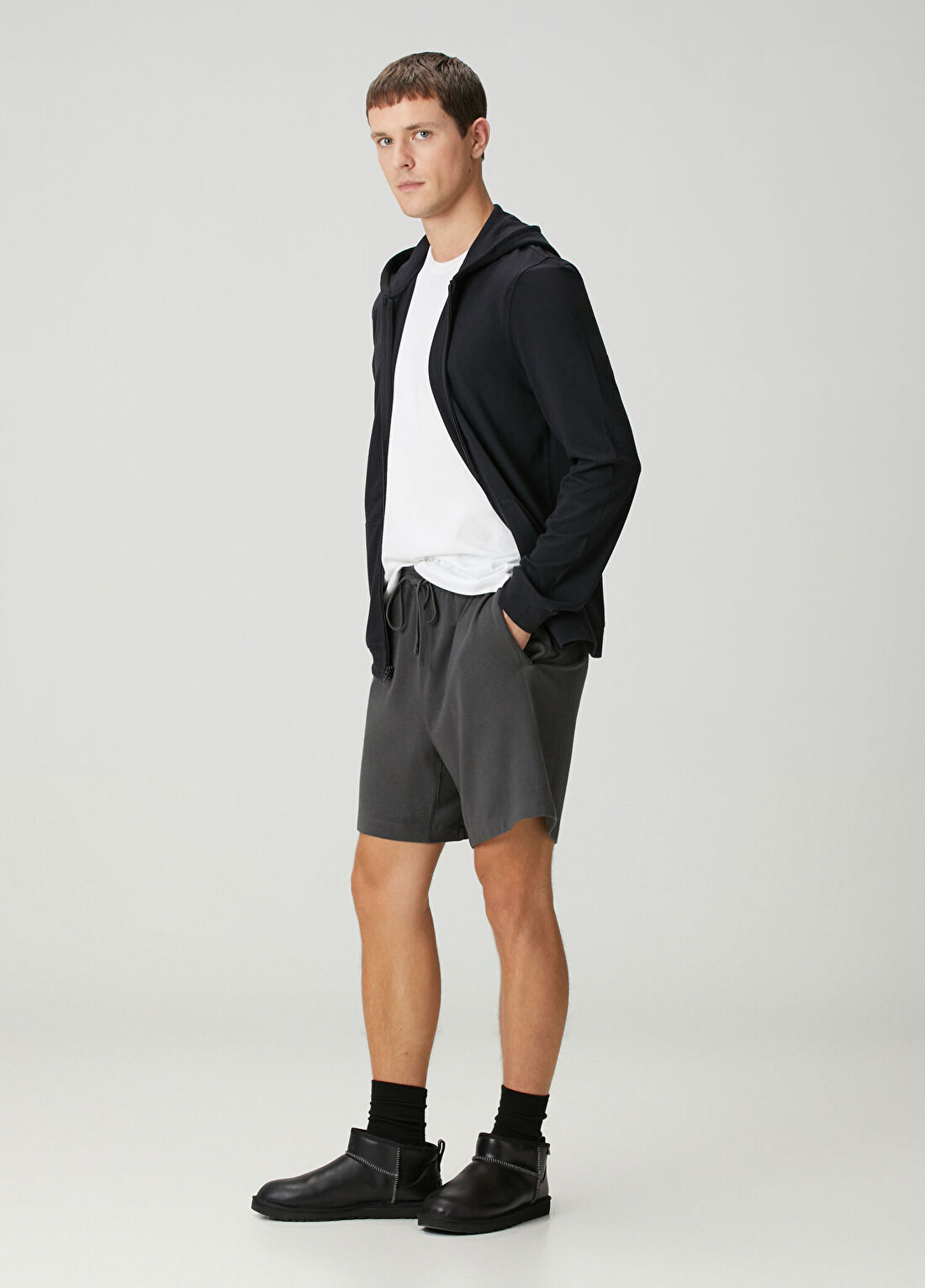 Skims Beyaz Basic T-shirt görsel 2