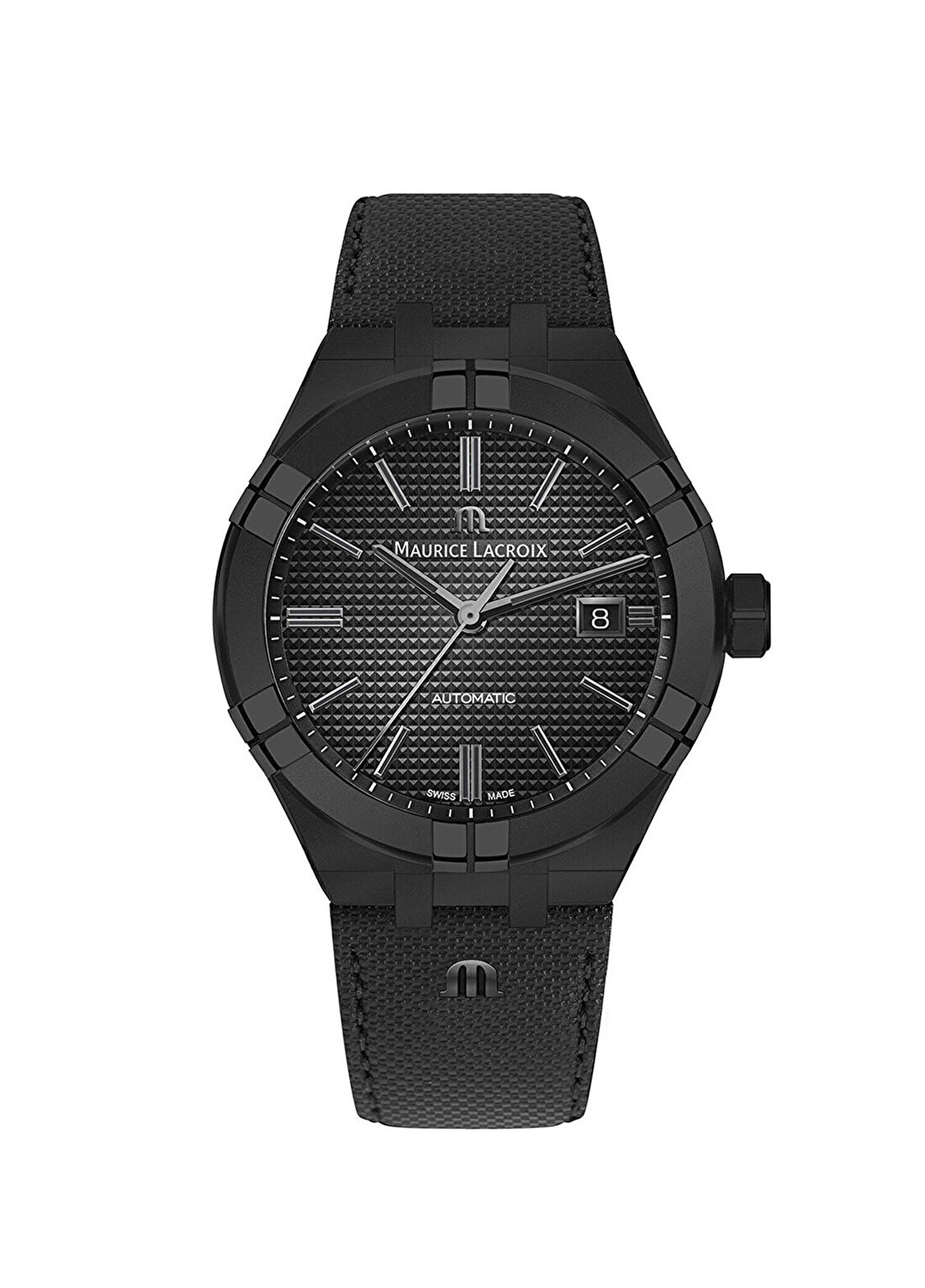 Maurice Lacroix ML-AI6008PVB01330-1 Siyah Erkek Kol Saati