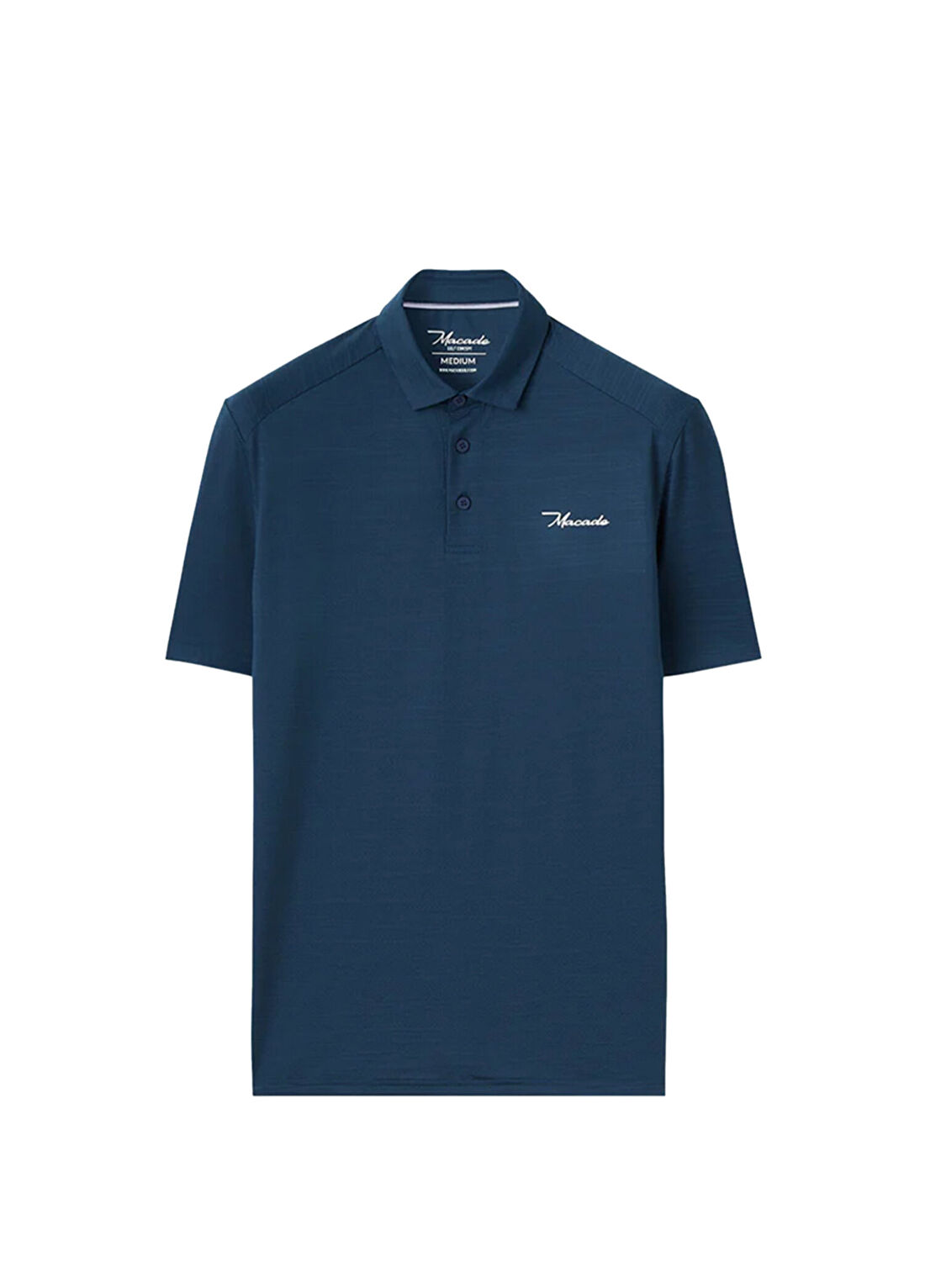 Macade Golf Flight Steel Blue Polo Yaka Kısa Kollu Erkek T-Shirt MPS2634923
