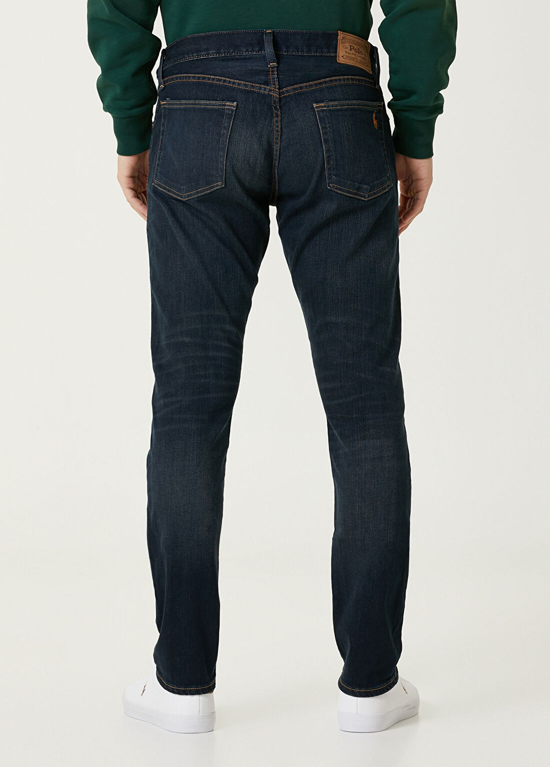 Polo Ralph Lauren Koyu Mavi Jean Pantolon görsel 3