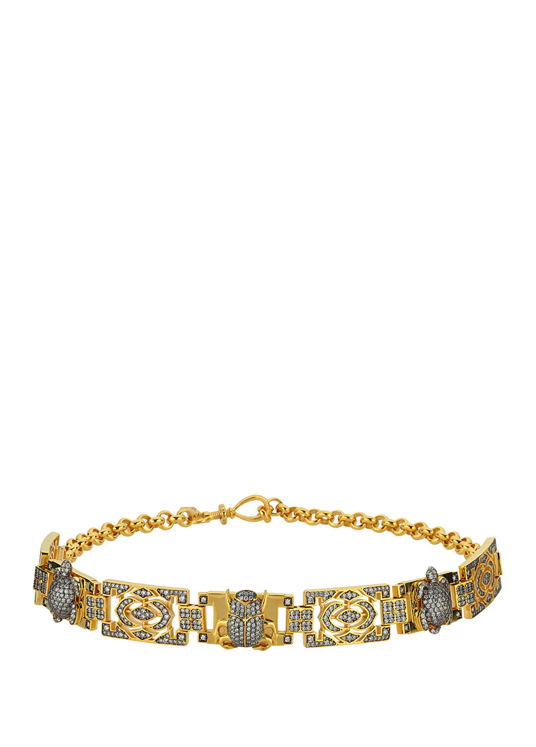 Begum Khan Icons Deco Kadın Altın Kaplama Choker Kolye