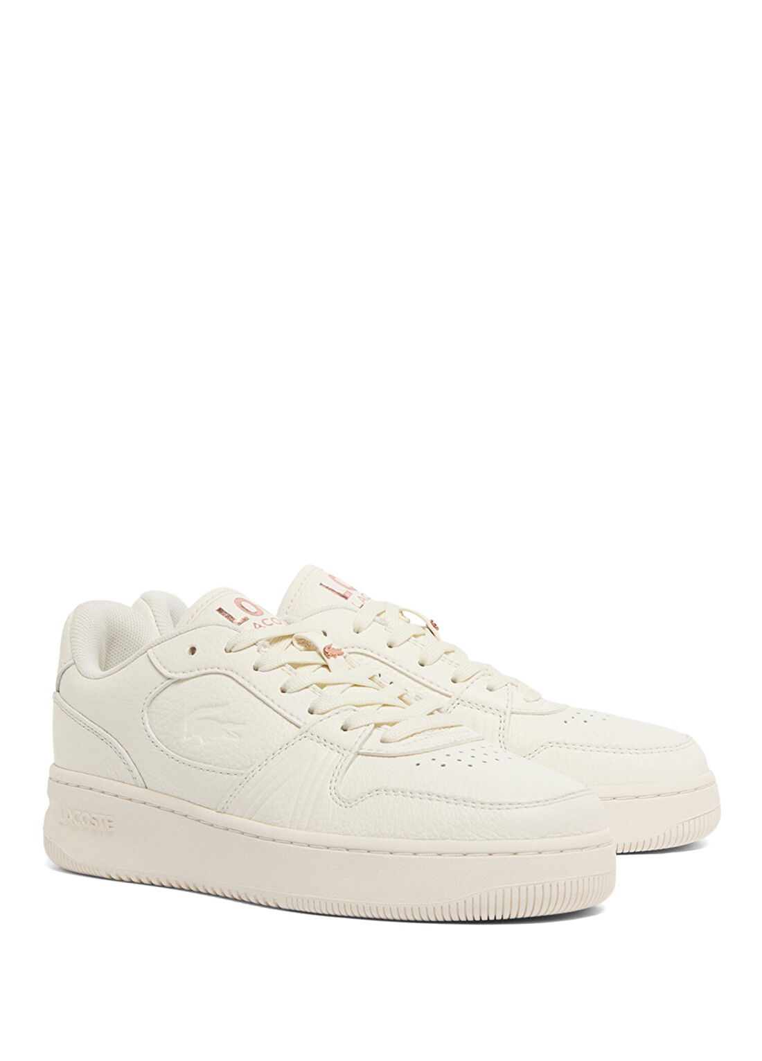 Lacoste L001 Set Beyaz Deri Kadın Sneaker görsel 2