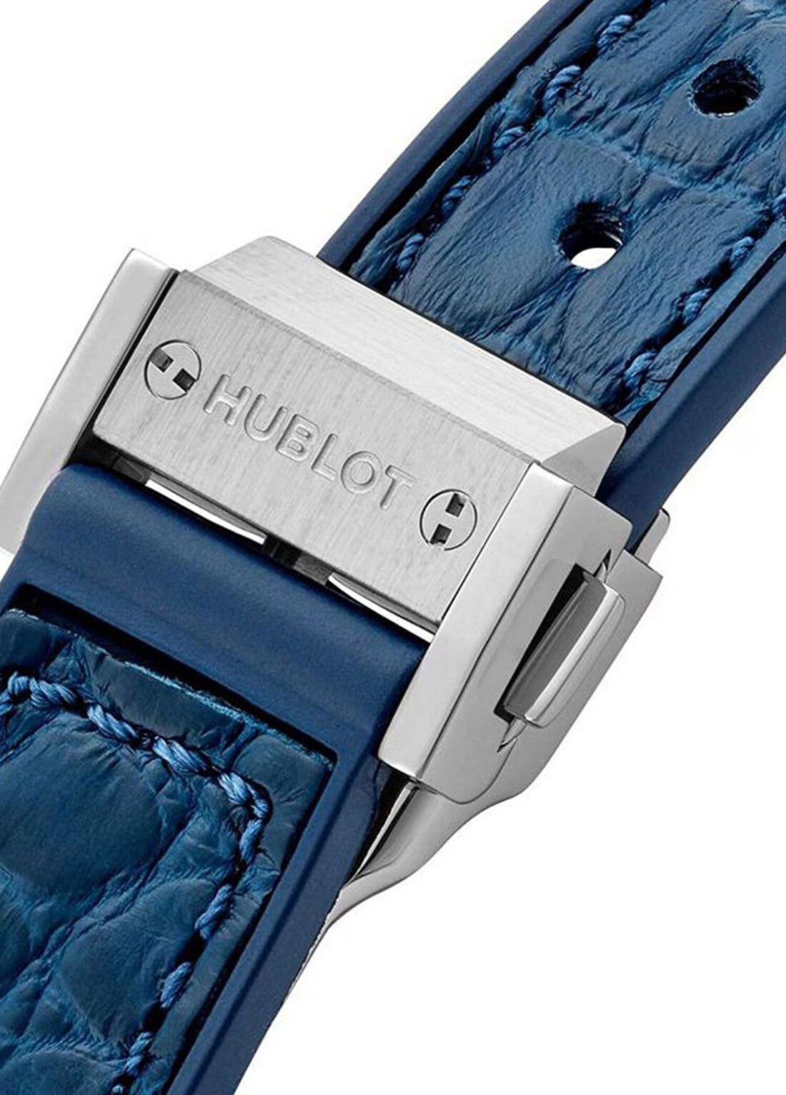 Hublot Classic Fusion Titanium Blue Diamonds Saat görsel 4
