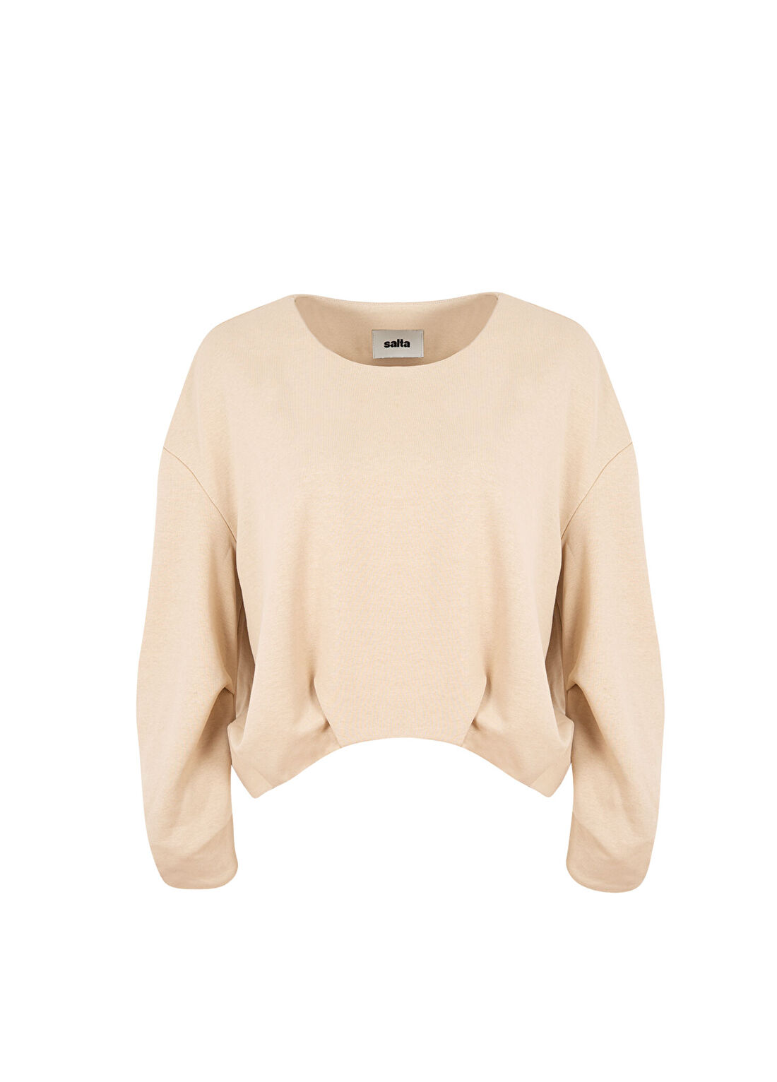Salta Kum Rengi Oversize Kadın Sweatshirt