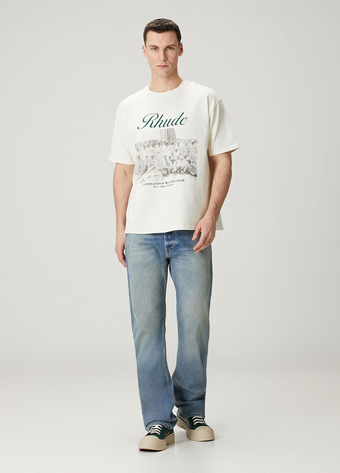 Rhude 90s Traxedo Mavi Jean Pantolon