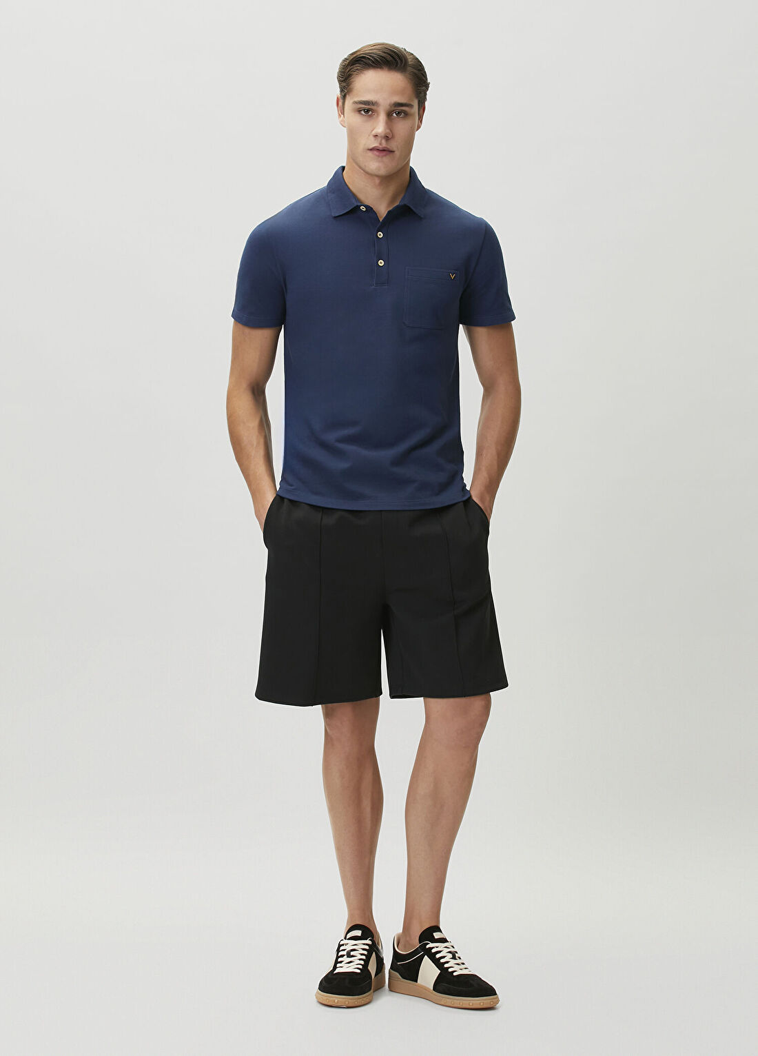 Valentino Siyah Bermuda