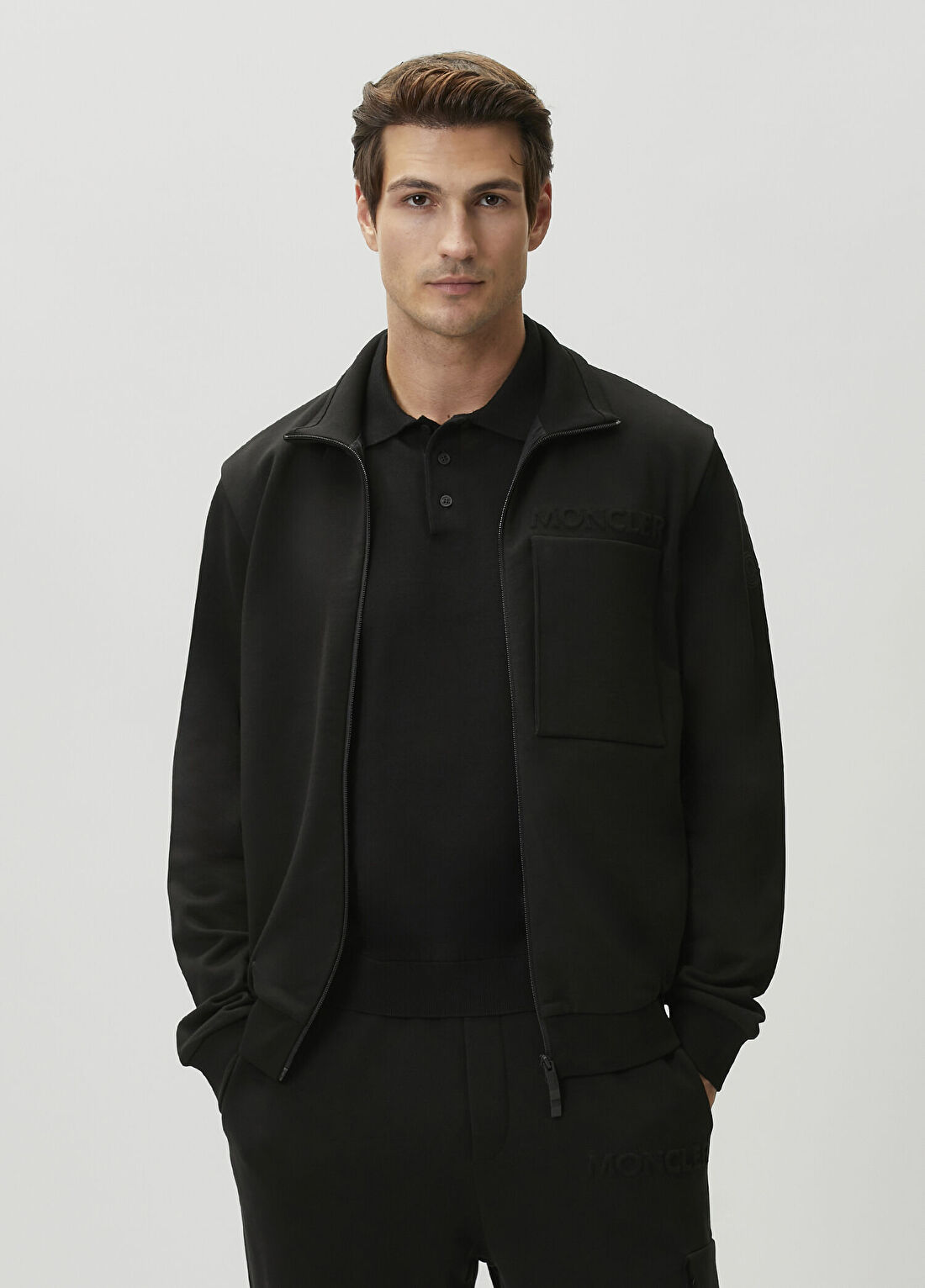 Moncler Siyah Sweatshirt