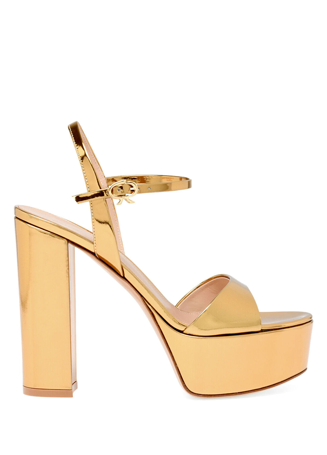 Gianvito Rossi Marlena Gold Kadın Deri Ayakkabı