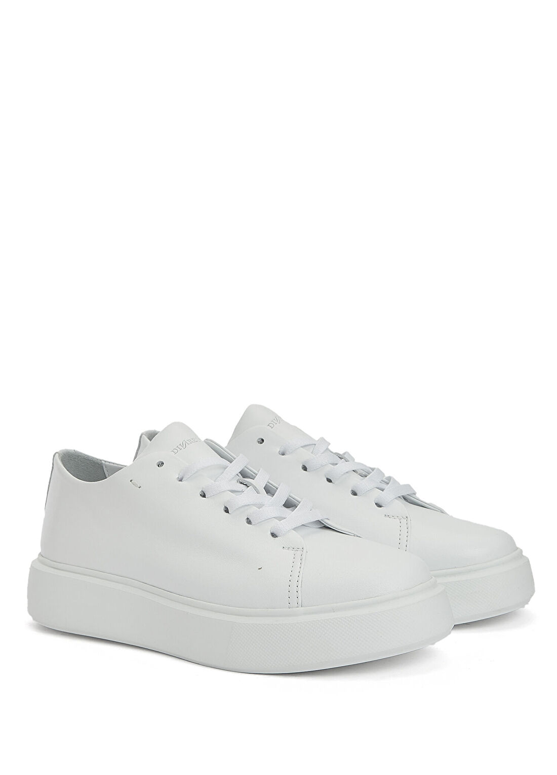 Divarese Beyaz Kadın Deri Sneaker görsel 2
