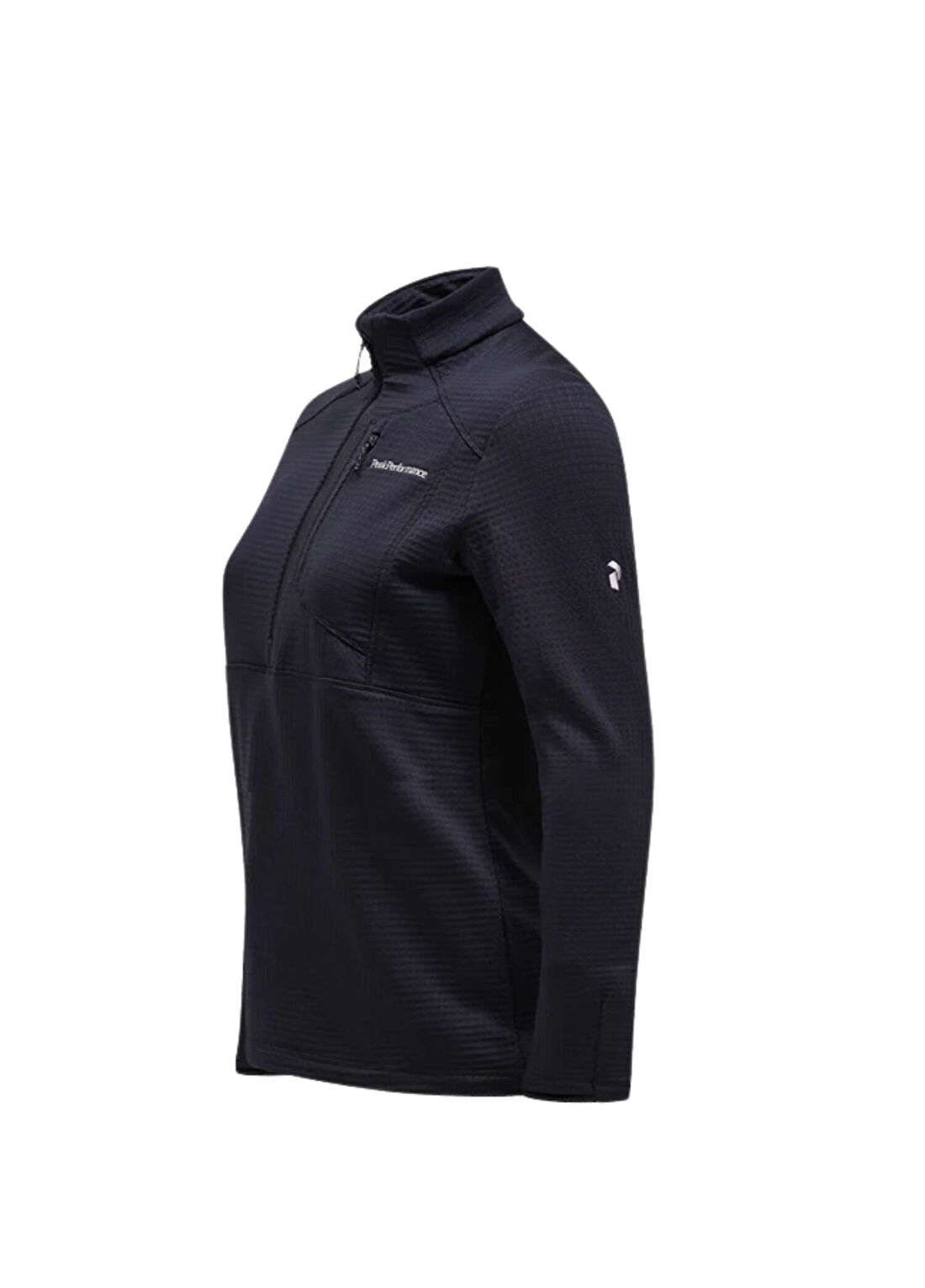 Peak Performance Trail Polartec Half Zip Fleece Siyah Kadın Spor Sweatshirt görsel 2