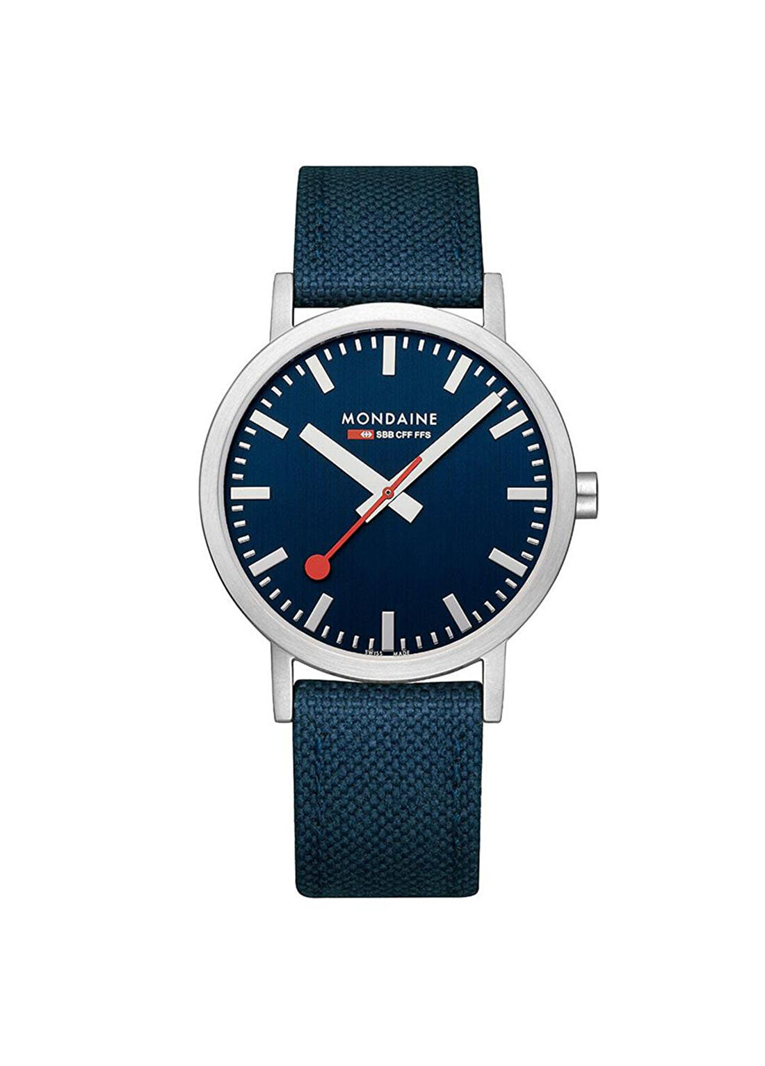 Mondaine Classic A660.30360.40SBD Mavi Erkek Kol Saati görsel 2