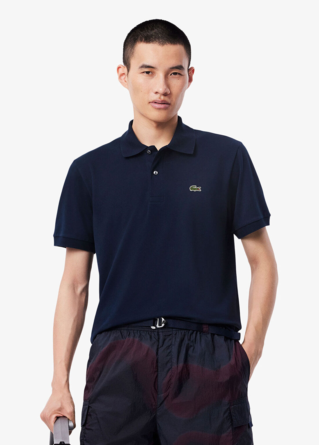 Lacoste L.12.12 Lacivert Light Polo Yaka Classic Fit Kısa Kollu Erkek T-Shirt