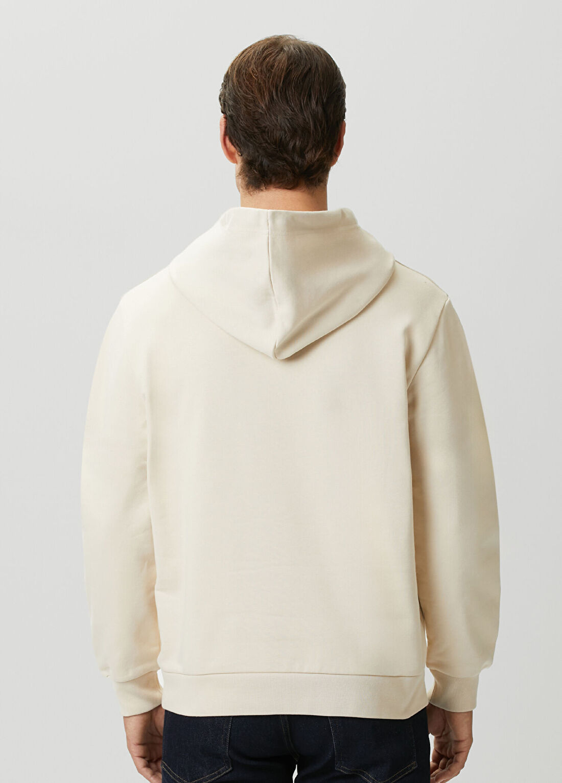 A.P.C. Bej Kapüşonlu Sweatshirt görsel 4