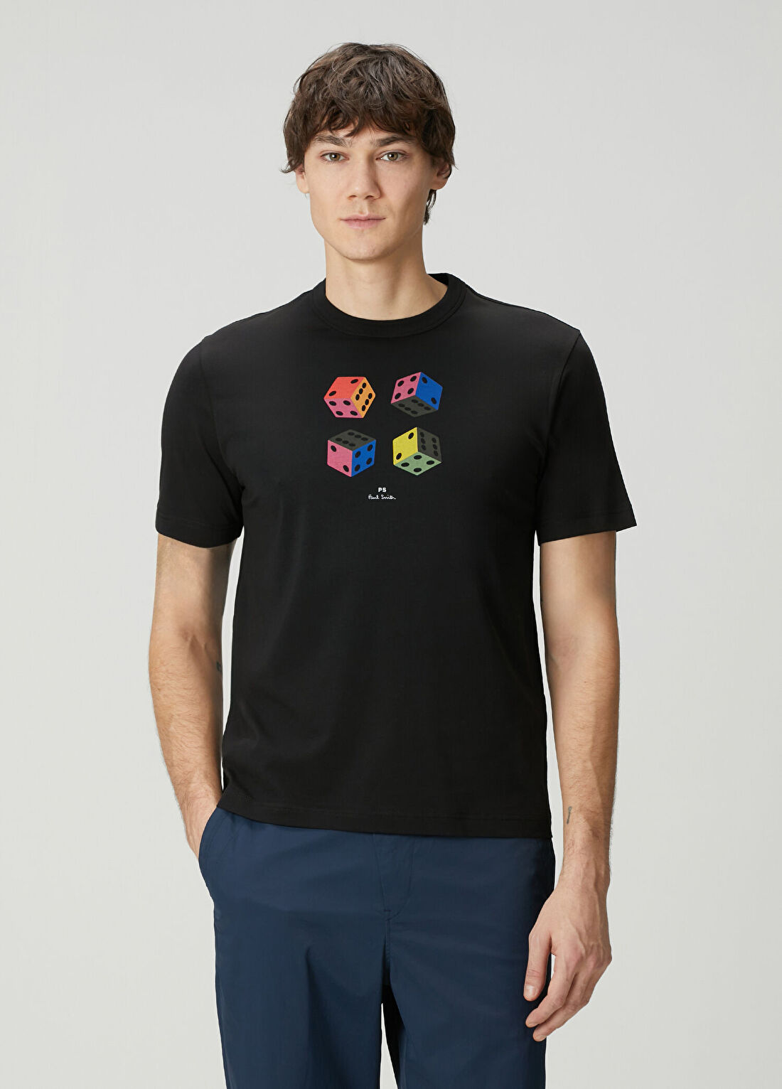 PS Paul Smith Siyah Baskılı T-shirt