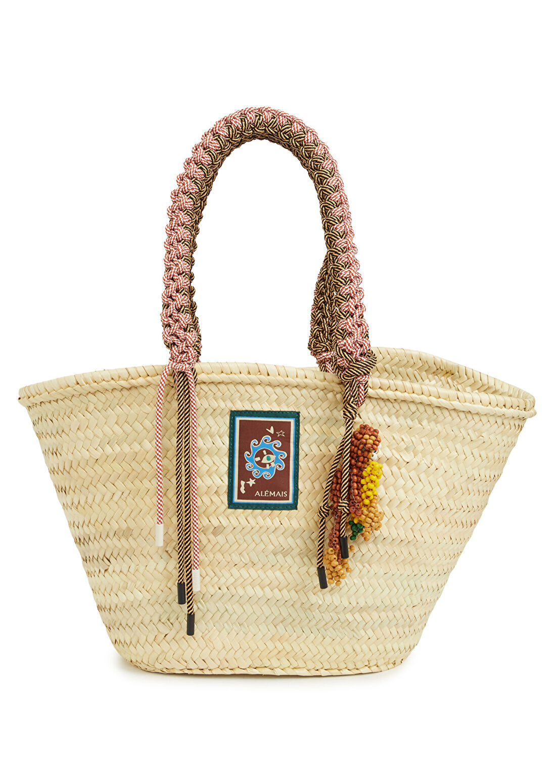 Alemais Macrame Maksi Palmiye Lifi Kadın Plaj Çantası