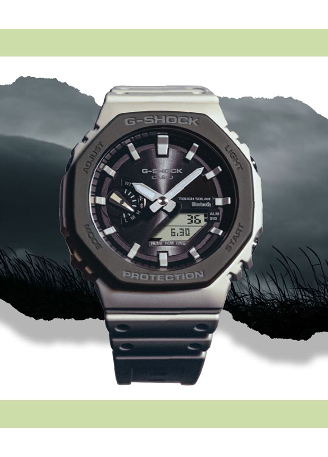 Casio G-Shock GA-B2100LUU-5ADR Krem Silikon Erkek Kol Saati görsel 2