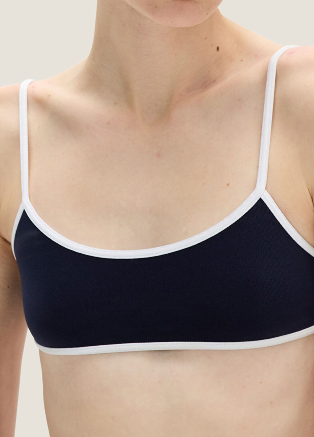 Miu Miu Teknik Örme Kadın Bikini Üstü görsel 2