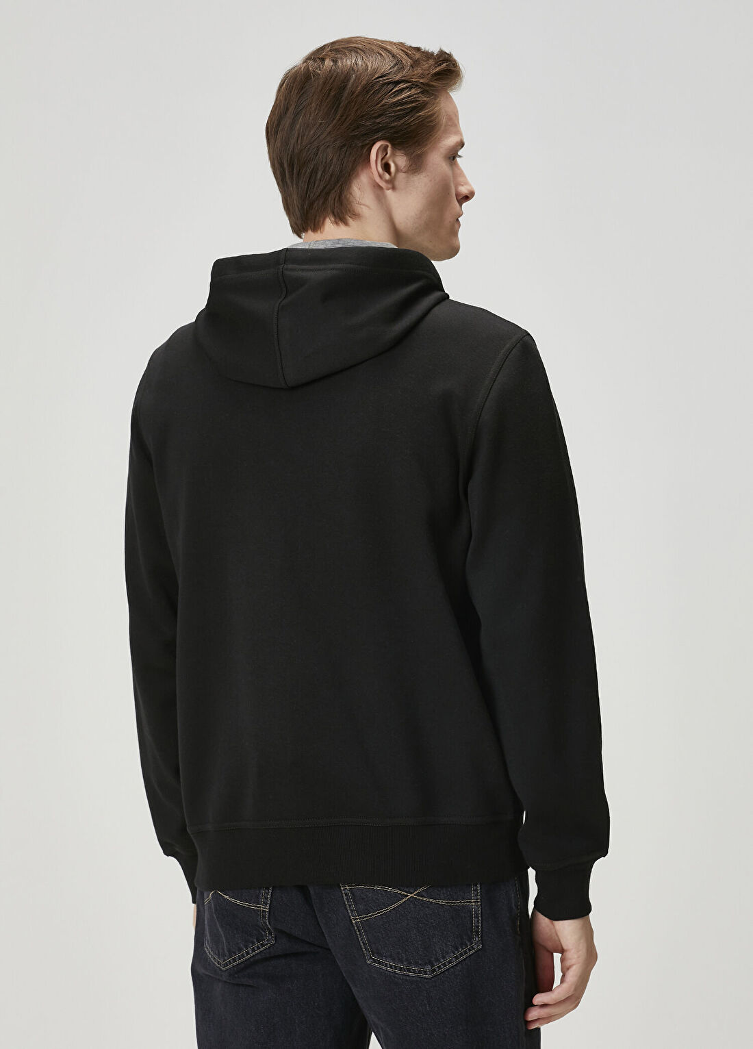 Brunello Cucinelli Siyah Kapüşonlu Sweatshirt görsel 4
