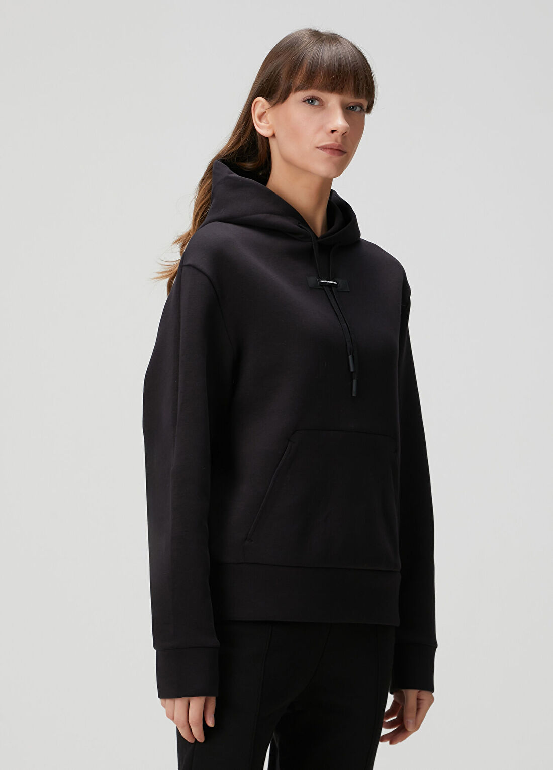 On Focus Tech Siyah Sweatshirt görsel 3