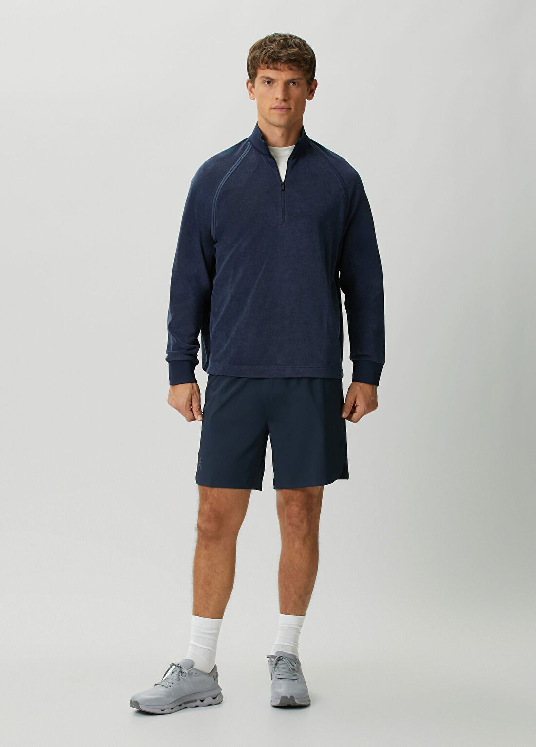 On Courtside Lacivert Terry Sweatshirt görsel 2