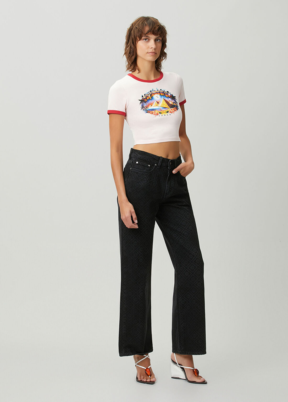 Casablanca Monogram Baggy Jean