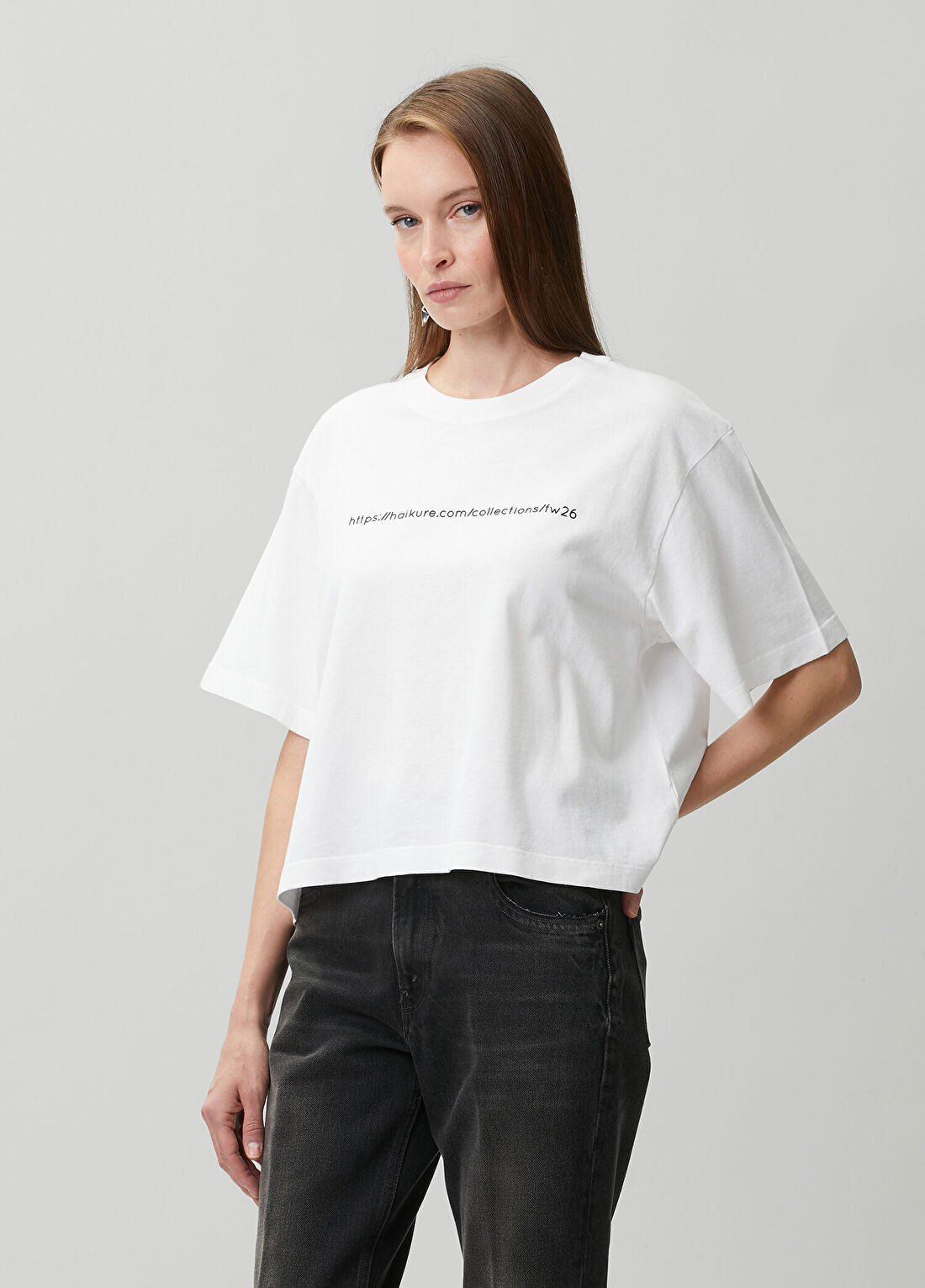 Haikure Donna Beyaz T-shirt görsel 3