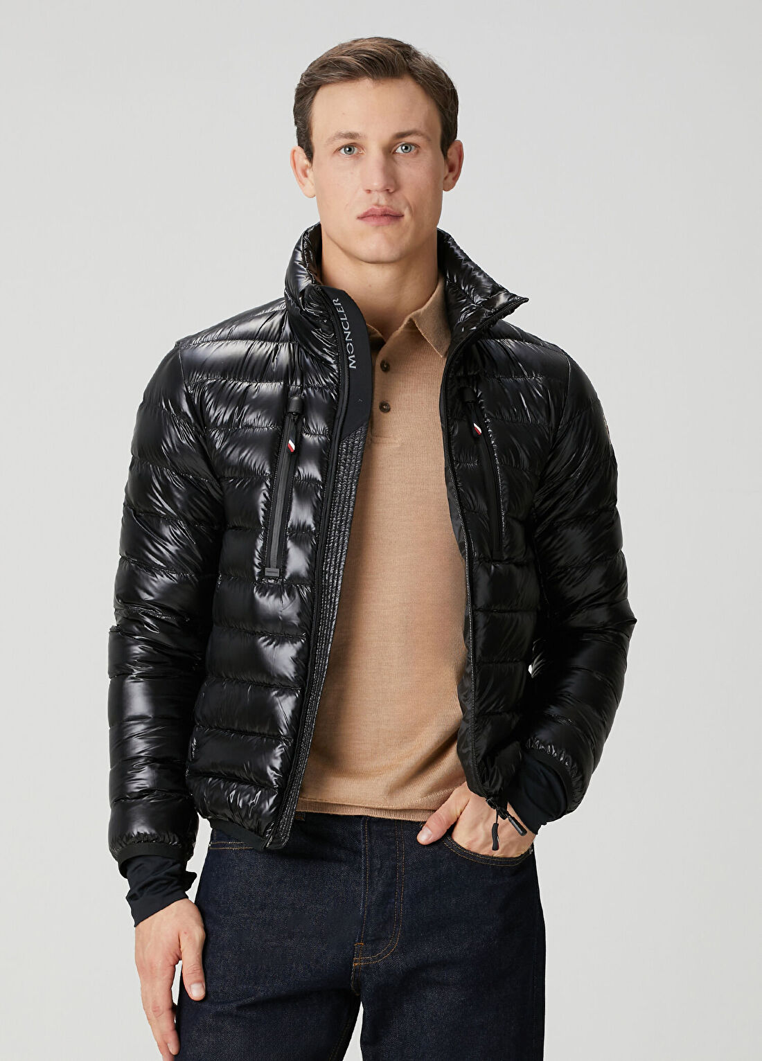 Moncler Grenoble Siyah Puff Mont