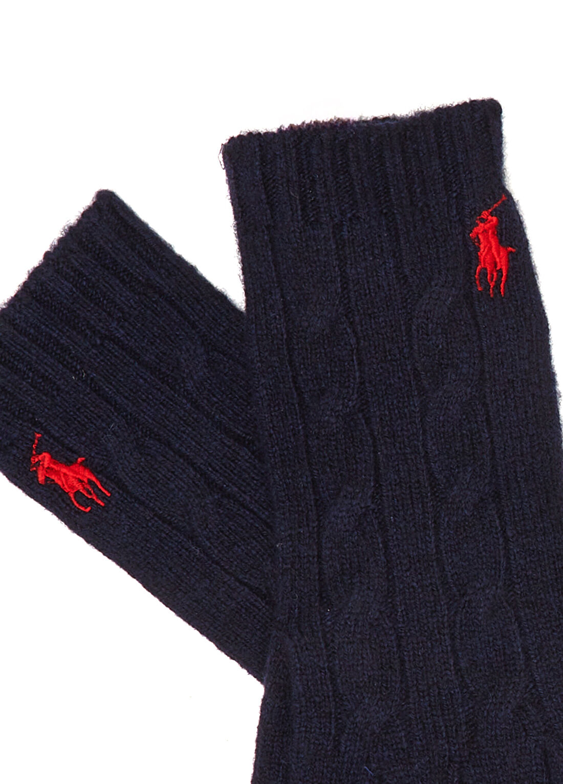 Polo Ralph Lauren Lacivert Kadın Yün Eldiven görsel 3