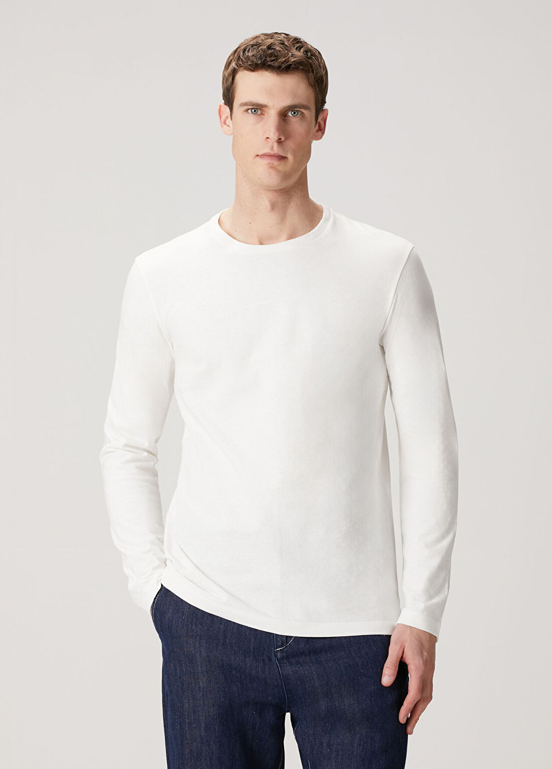 The Row Beyaz Uzun Kollu T-shirt