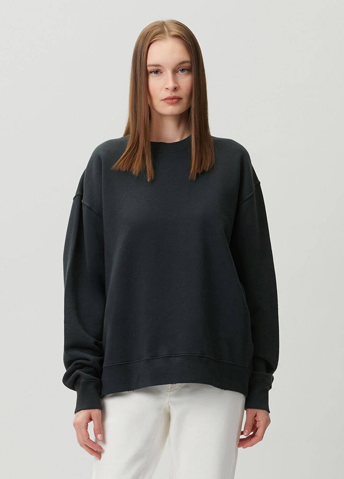 Golden Goose Siyah Logolu Sweatshirt