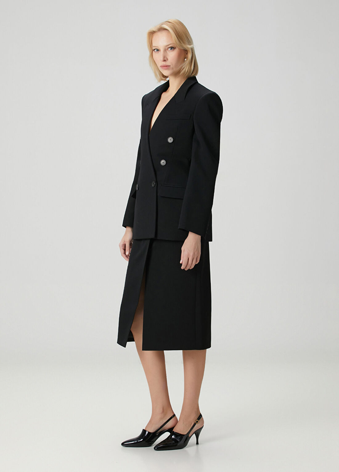 Givenchy Siyah Yün Blazer görsel 2