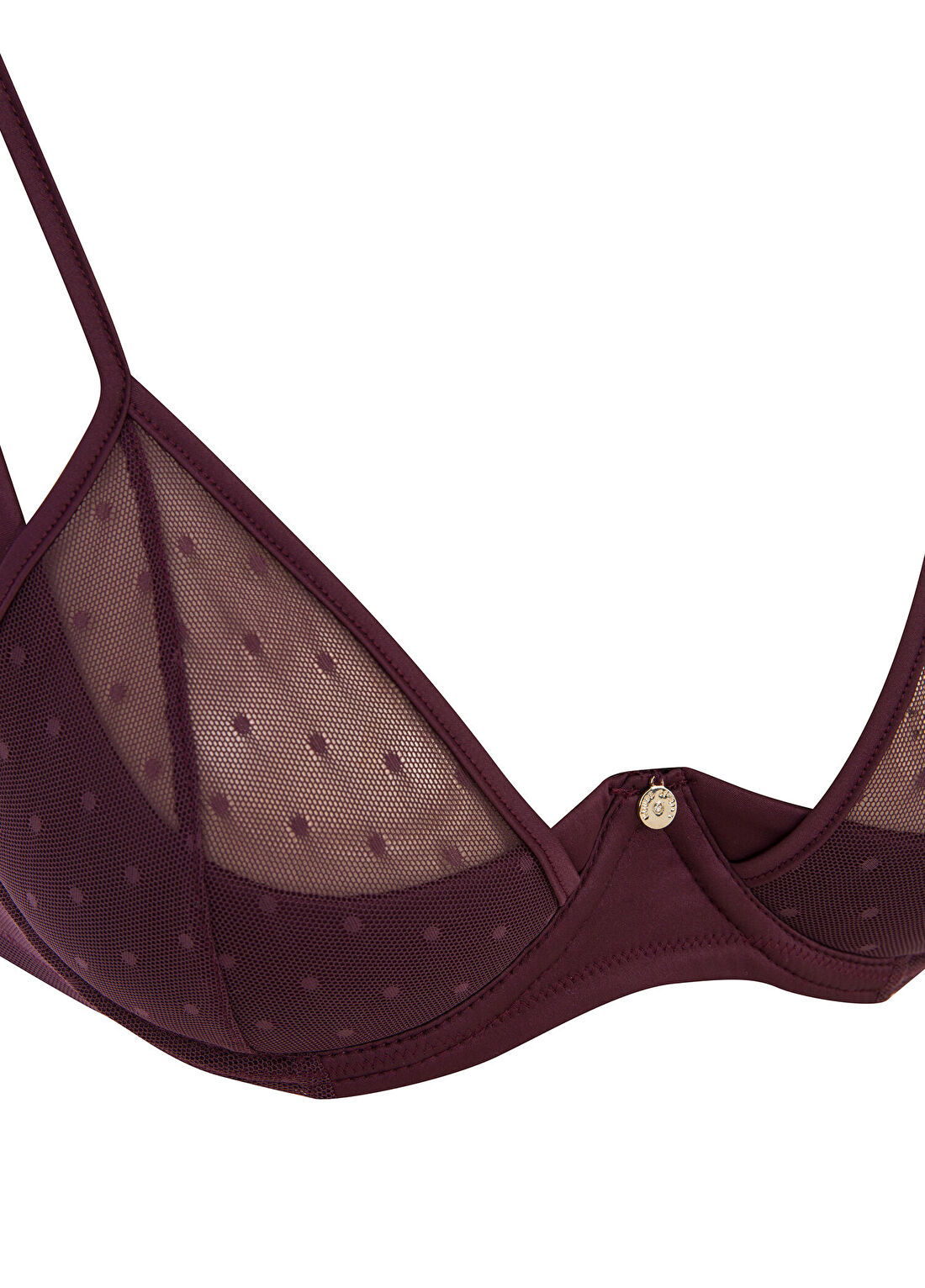 House of Silk Matilda Mürdüm Bordo Toparlayıcı Sütyen görsel 3