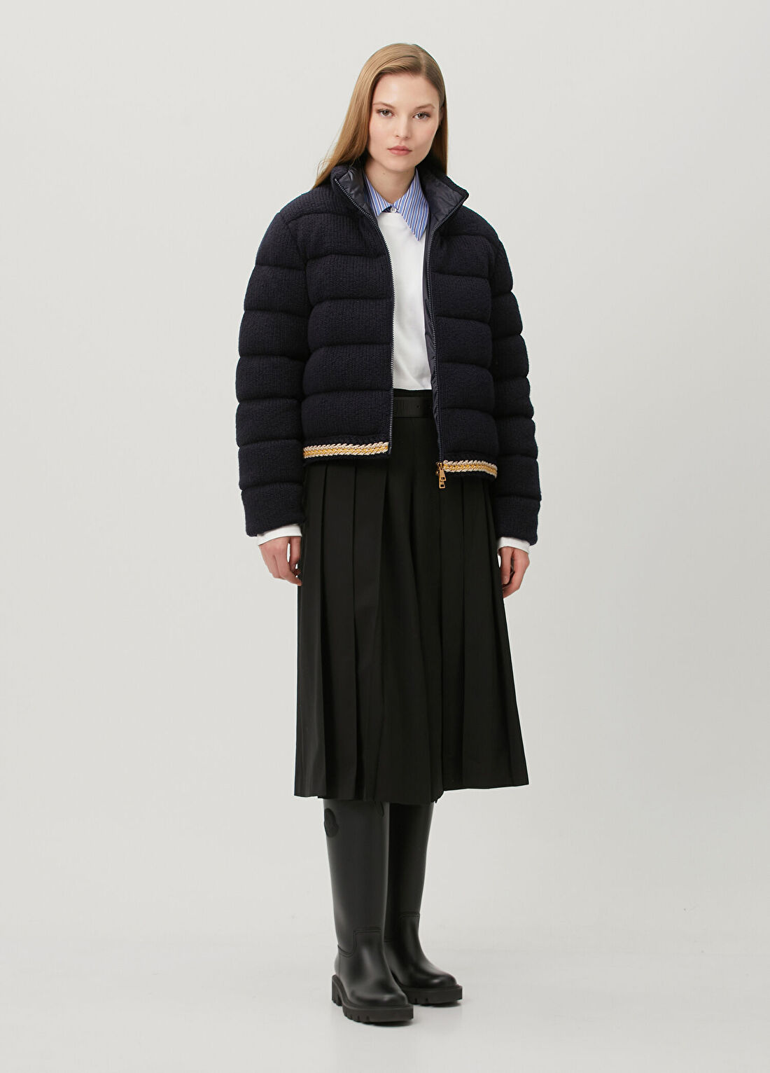 Moncler Lacivert Mont görsel 2