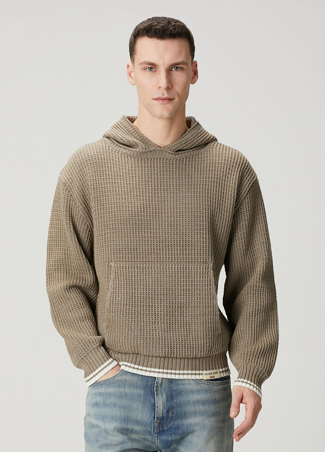 Golden Goose Patrick Vizon Kapüşonlu Dokulu Sweatshirt
