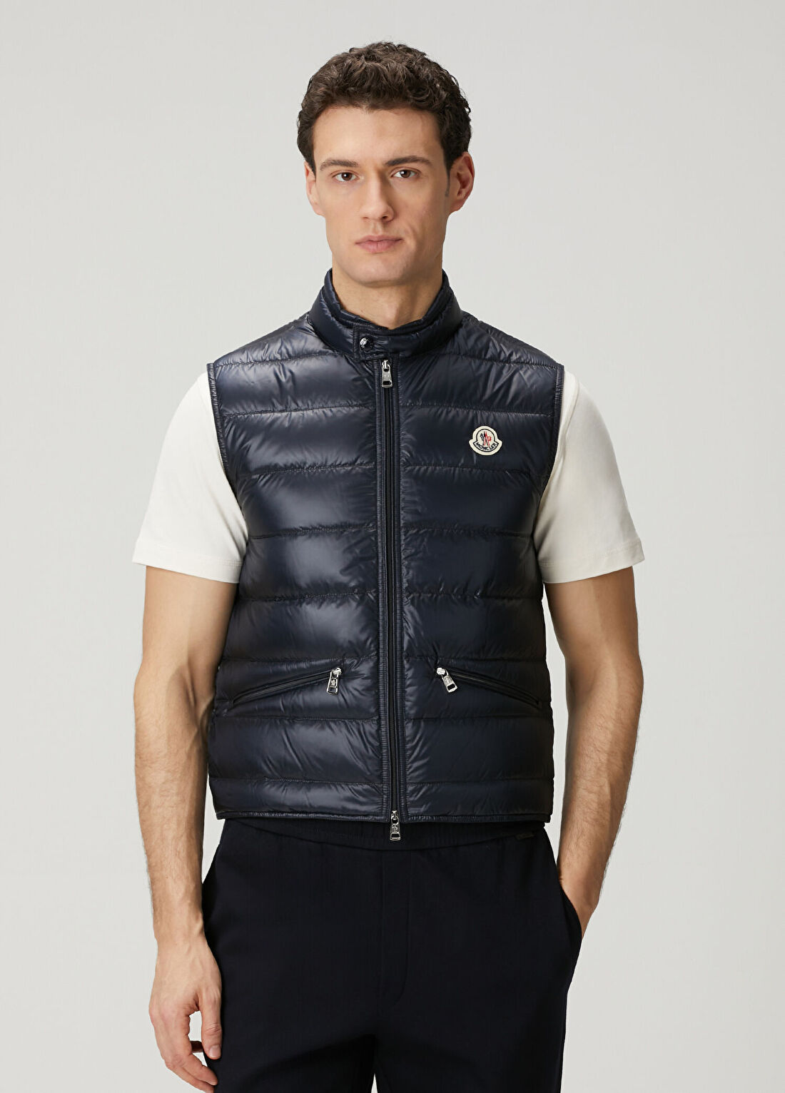 Moncler Lacivert Puff Yelek