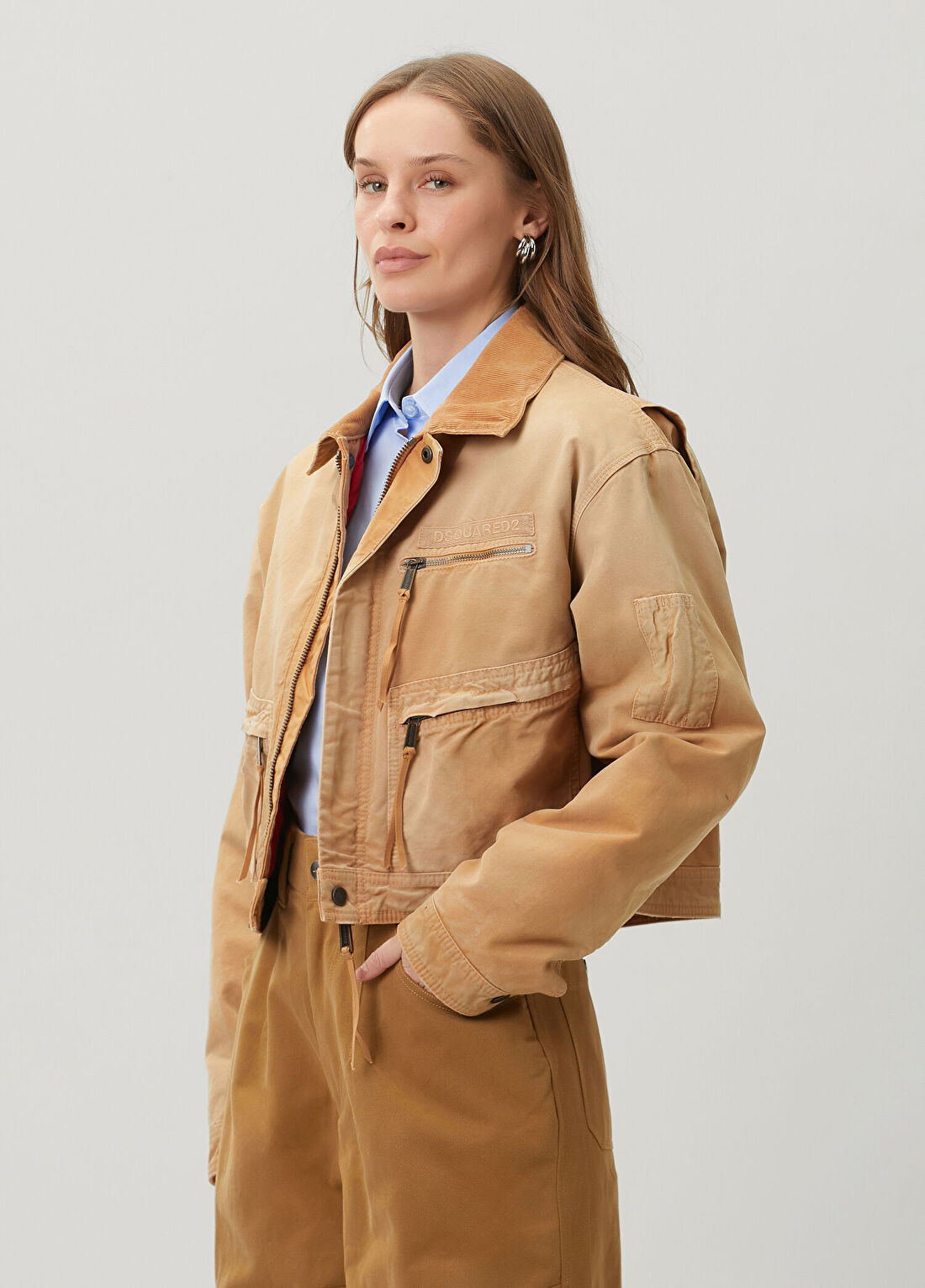 Dsquared2 Camel Denim Ceket görsel 3