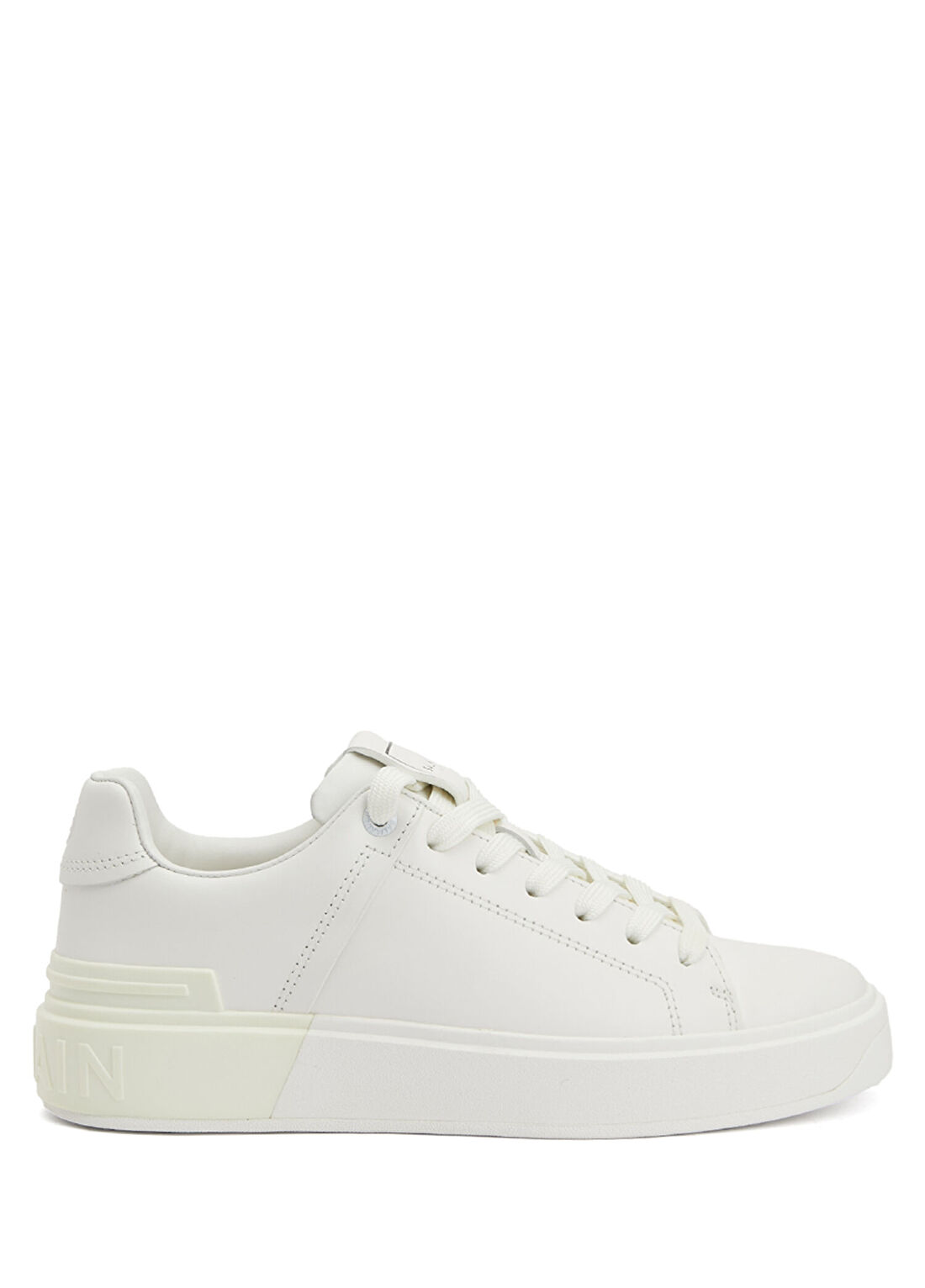 Balmain Beyaz Kadın Deri Sneaker