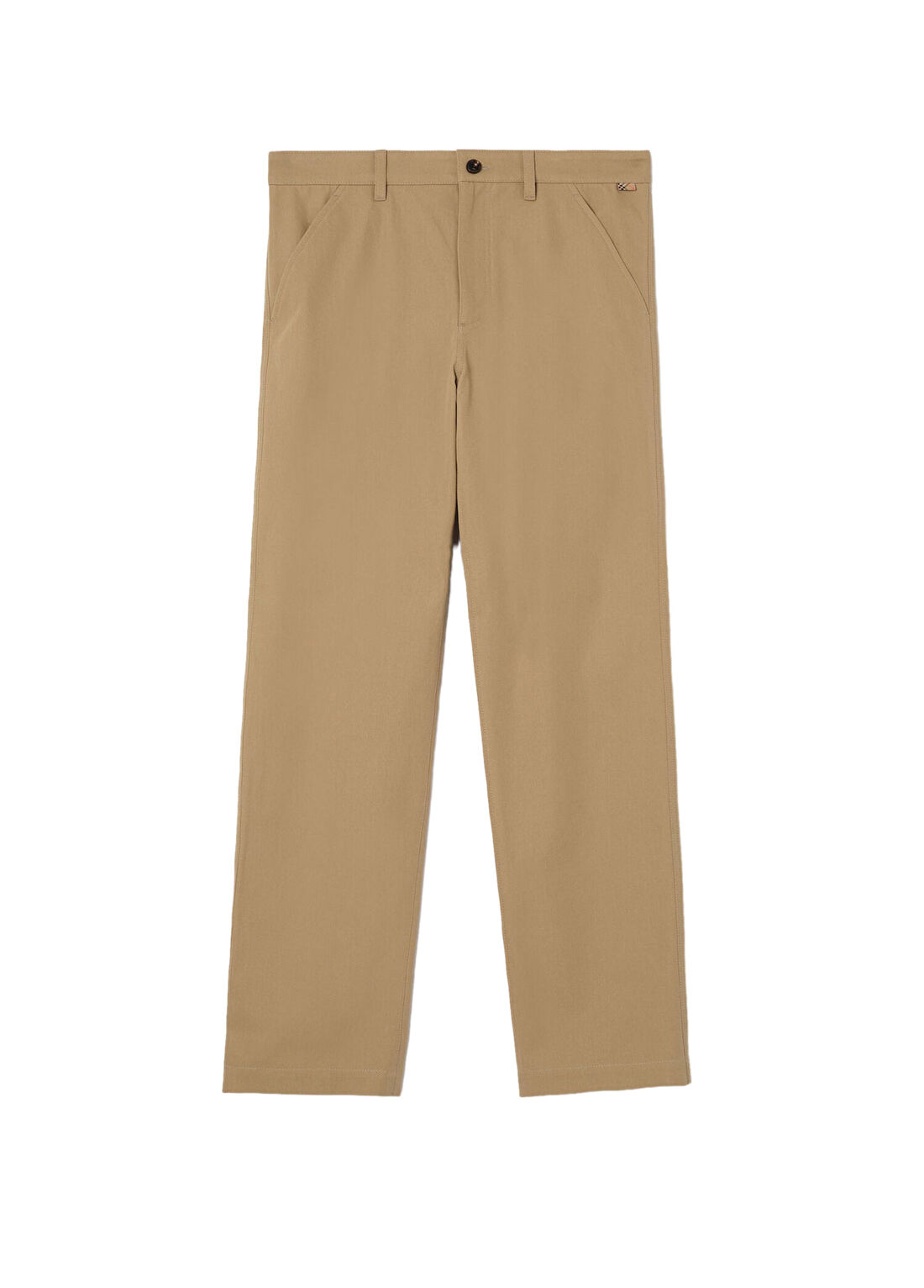 Burberry Twill Chinos Bej Pamuklu Erkek Pantolon